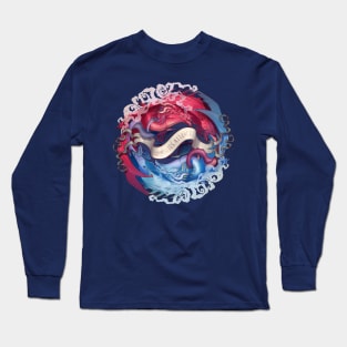 Yin-Yang Dragons: Opposites attract Long Sleeve T-Shirt